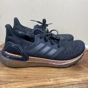 Adidas Ultraboost 20 Black Signal Pink Womens Black Size 8.5 Running Shoes
